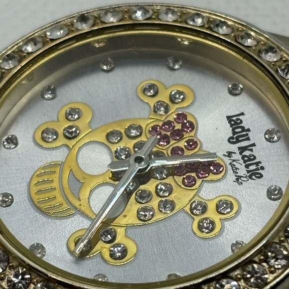 Lady Katie Skull Dial Crystal Watch - Picture 4 of 16